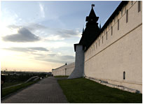Крепостная стена Казанского кремля
